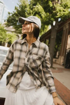 Bohme Mayne Plaid Flannel Button Up