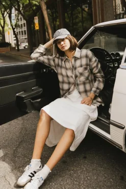 Bohme Mayne Plaid Flannel Button Up