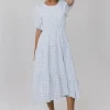 Bohme Melina Plaid Midi Dress in