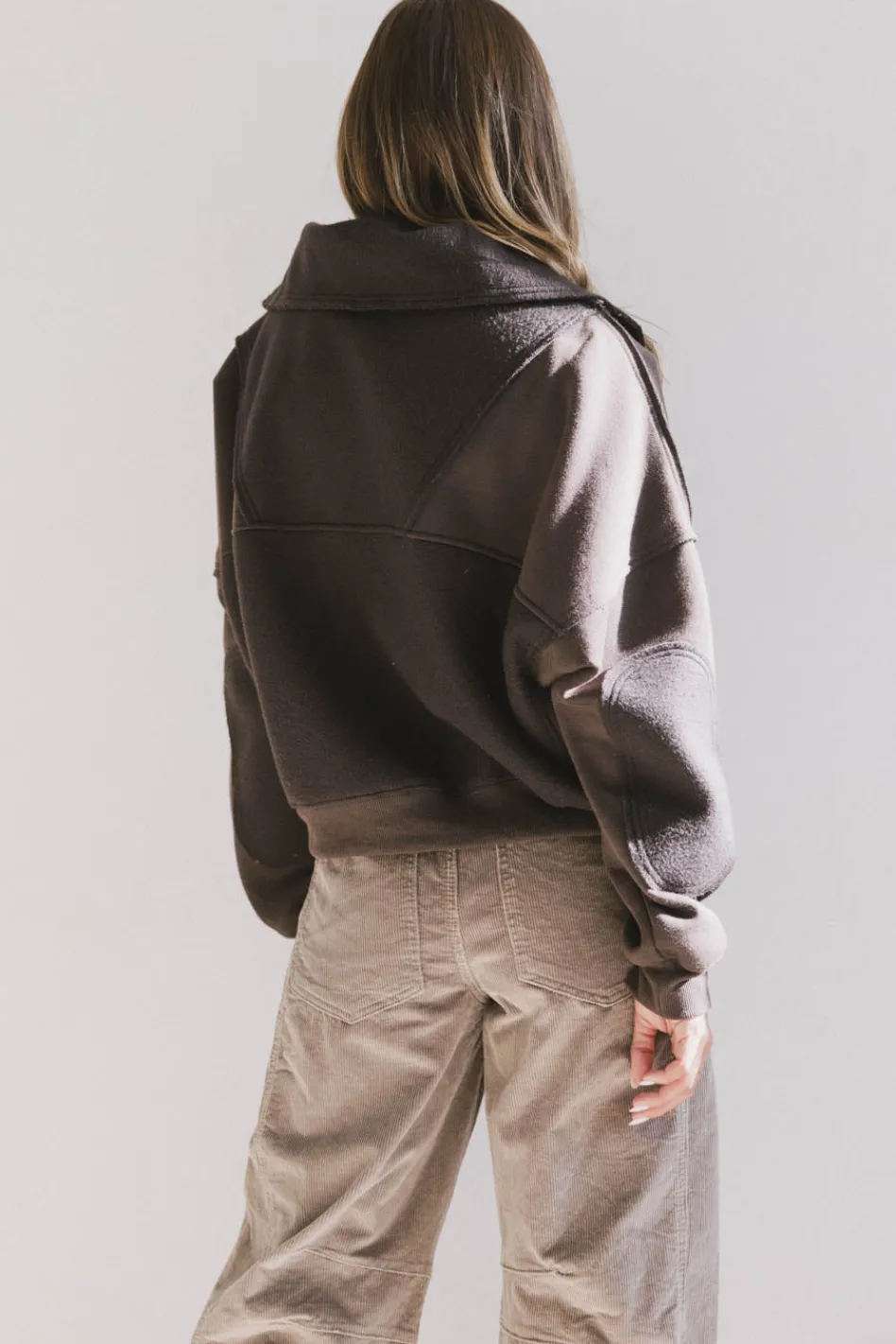Bohme Mickey Half Zip Sweatshirt in