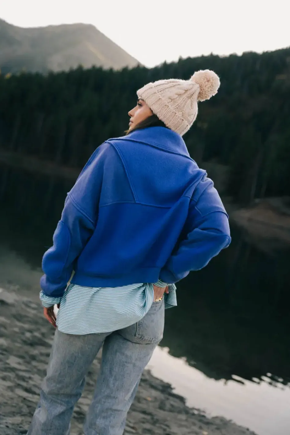 Bohme Mickey Half Zip Sweatshirt in