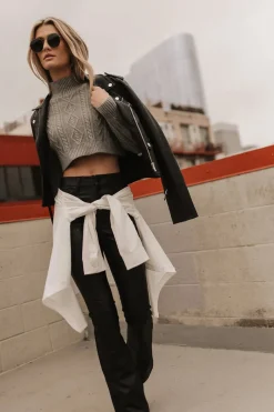 Bohme Mickie Cropped Sweater in - FINAL SALE