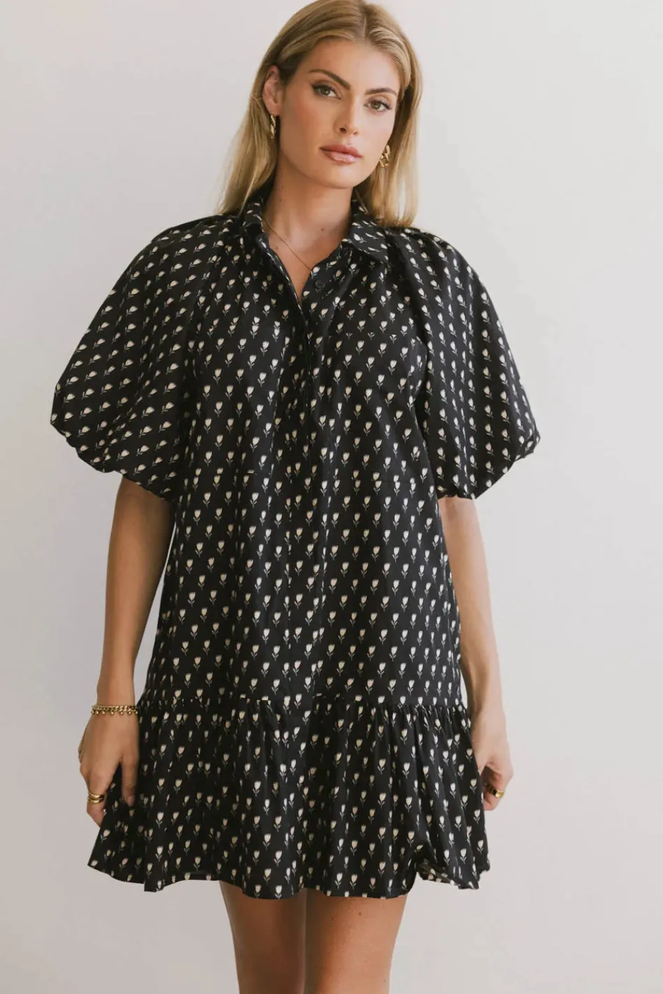 Bohme Miel Floral Mini Dress