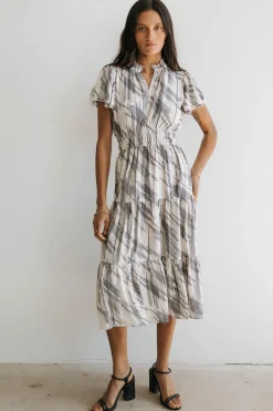 Bohme Mikaela Abstract Midi Dress