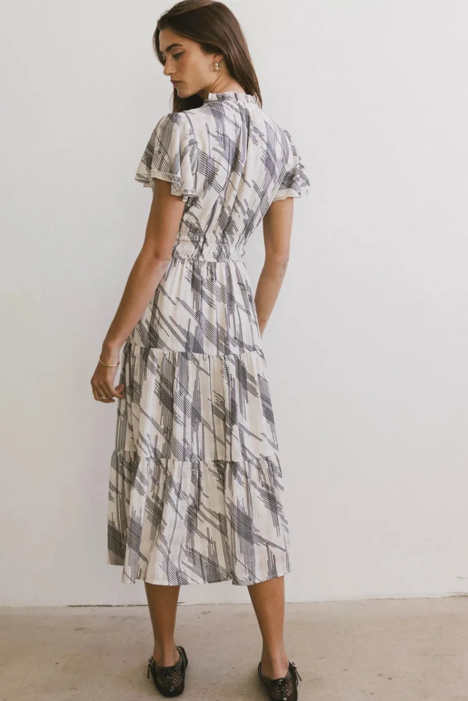 Bohme Mikaela Abstract Midi Dress