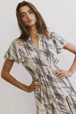 Bohme Mikaela Abstract Midi Dress