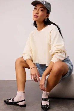 Bohme Nara Cropped Sweatshirt in - FINAL SALE