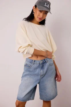 Bohme Nara Cropped Sweatshirt in - FINAL SALE
