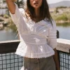Bohme Nika Lace Ruffle Blouse