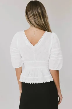 Bohme Nika Lace Ruffle Blouse