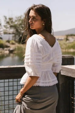 Bohme Nika Lace Ruffle Blouse