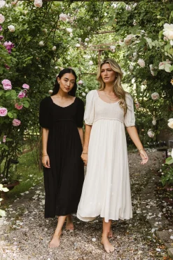 Bohme Nina Crocheted Midi Dress in