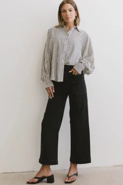 Bohme Niri Striped Button Up in