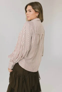 Bohme Niri Striped Button Up in