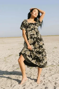 Bohme Olivera Floral Midi Dress