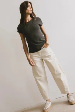 Bohme Opal Ribbed Tee in