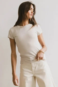 Bohme Opal Ribbed Tee in