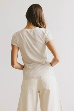 Bohme Opal Ribbed Tee in