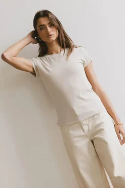 Bohme Opal Ribbed Tee in
