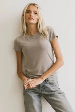 Bohme Opal Ribbed Tee in
