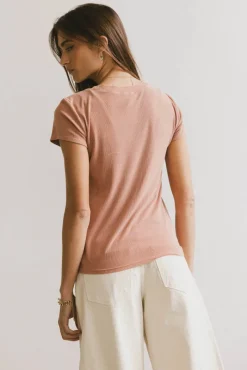 Bohme Opal Ribbed Tee in