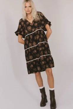 Bohme Ostella Floral Midi Dress