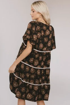 Bohme Ostella Floral Midi Dress