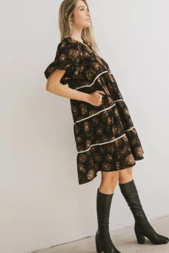 Bohme Ostella Floral Midi Dress