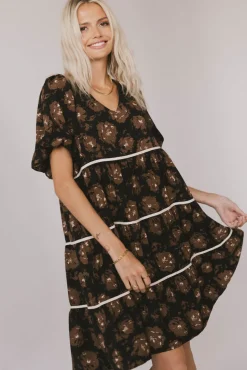 Bohme Ostella Floral Midi Dress