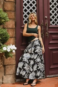 Bohme Paloma Tropical Maxi Skirt