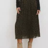 Bohme Pascal Pleated Floral Skirt