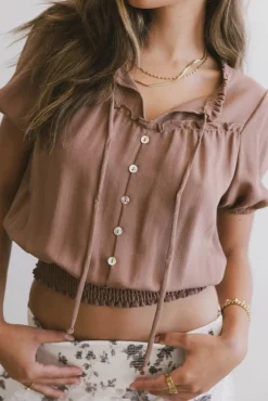 Bohme Pax Smocked Blouse in