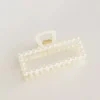 Bohme Pearl Rectangle Claw Clip