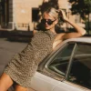 Bohme Penny Leopard Print Mini Dress