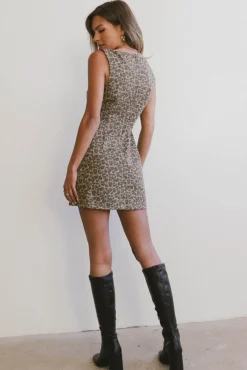 Bohme Penny Leopard Print Mini Dress