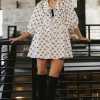 Bohme Perla Textured Mini Dress