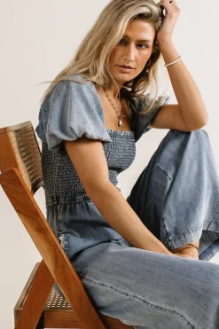 Bohme Piper Smocked Jumpsuit