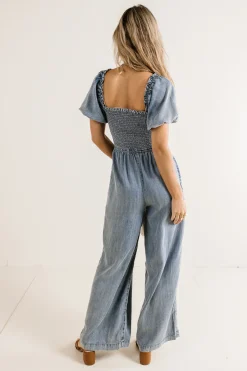 Bohme Piper Smocked Jumpsuit