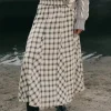 Bohme Pippin Plaid Maxi Skirt in