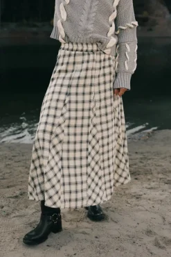 Bohme Pippin Plaid Maxi Skirt in