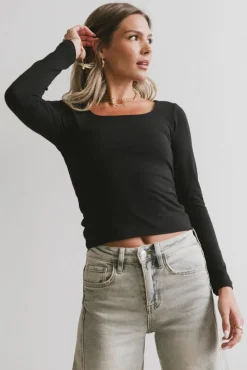 Bohme Polly Scoop Neck Top in