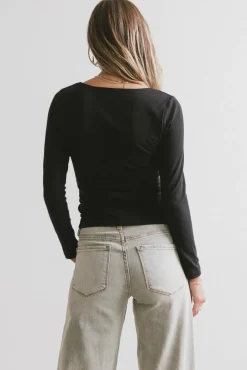 Bohme Polly Scoop Neck Top in