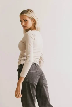 Bohme Polly Scoop Neck Top in