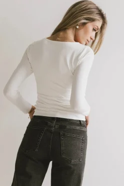 Bohme Polly Scoop Neck Top in