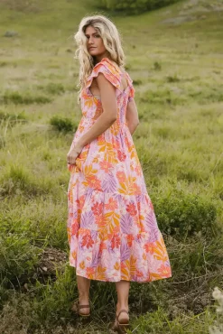 Bohme Poppy Tropical Midi Dress - FINAL SALE