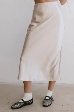 Bohme Preston Satin Skirt in