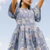 Bohme Priya Embroidered Mini Dress in