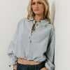 Bohme Rayna Striped Collared Top in - FINAL SALE