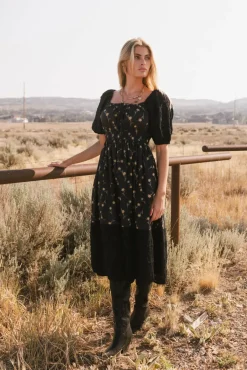 Bohme Rebekah Floral Midi Dress
