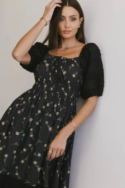 Bohme Rebekah Floral Midi Dress
